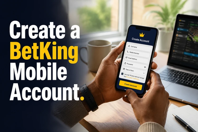 Create a BetKing Mobile Account